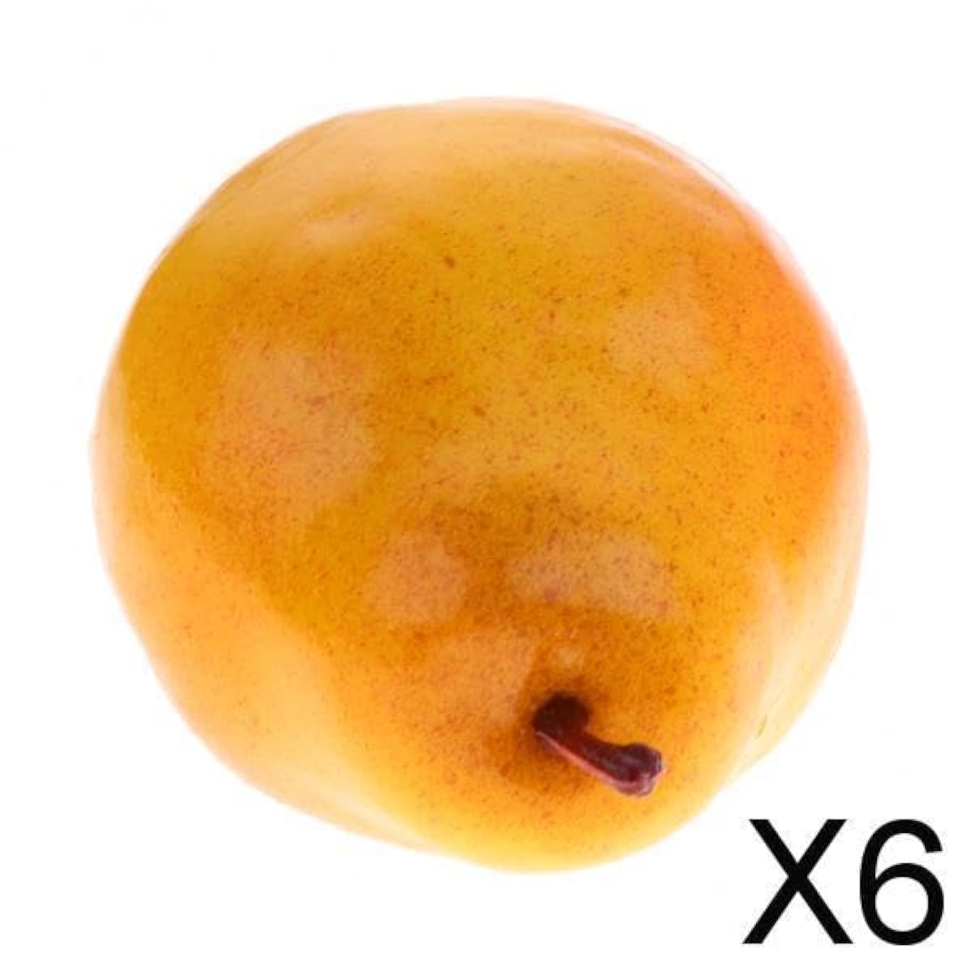6xArtificial Fake Fruit Decorative Vivid Fruit Home Decor
